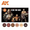 AK Interactive AK11621 FLESH AND SKIN COLORS
